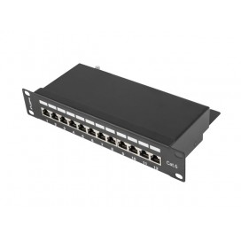 Пач панел Lanberg patch panel 12port 1U 10