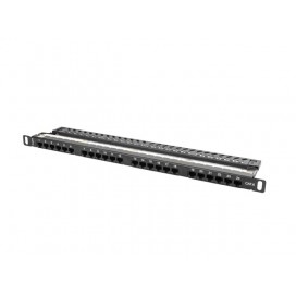 Пач панел Lanberg patch panel 24 port 0.5U CAT.6 - PPU6-0024-B