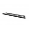 Пач панел Lanberg patch panel 24 port 0.5U CAT.6 - PPU6-0024-B