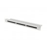 Пач панел Lanberg patch panel 24 port 1U 19" CAT.5e utp with cable organizer grey - PPU5-1124-S