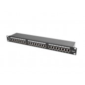Пач панел Lanberg patch panel 24 port 1U CAT.6 shielded - PPS6-1024-B Пач панел Lanberg patch panel 24 port 1U CAT.6 shielded - PPS6-1024-B