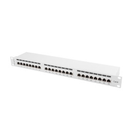 Lanberg patch panel 24 port 1U CAT.6 shielded Lanberg patch panel 24 port 1U CAT.6 shielded