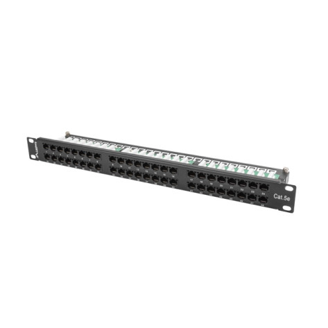 Пач панел Lanberg patch panel 48 port 1U CAT.5E - PPU5-1048-B