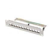 Пач панел Lanberg patch panel blank 12 port 1U 10