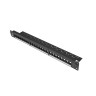 Пач панел Lanberg patch panel blank 24 port 1U for keystone modules - PPKS-1024-B