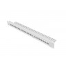 Пач панел Lanberg patch panel blank 24 port 1U for keystone modules gray - PPKS-1024-S