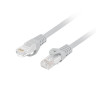 Кабел Lanberg patchcord CAT.6 utp lszh cu 1.5m grey fluke passed - PCU6-10CU-0150-S