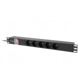 Разклонител Lanberg power distribution unit  - PDU-05E-0200-BK