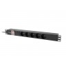 Разклонител Lanberg power distribution unit  - PDU-05E-0200-IEC-BK