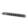 Разклонител Lanberg power distribution unit  - PDU-06F-0200-BK