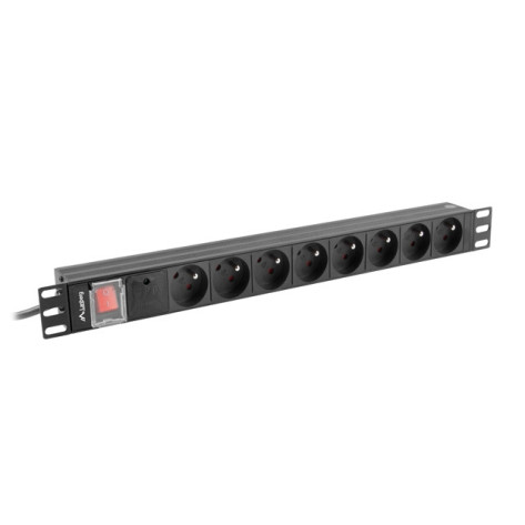 Разклонител Lanberg power distribution unit  - PDU-08E-0200-BK