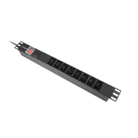 Разклонител Lanberg power distribution unit  - PDU-08I-0200-C20-BK