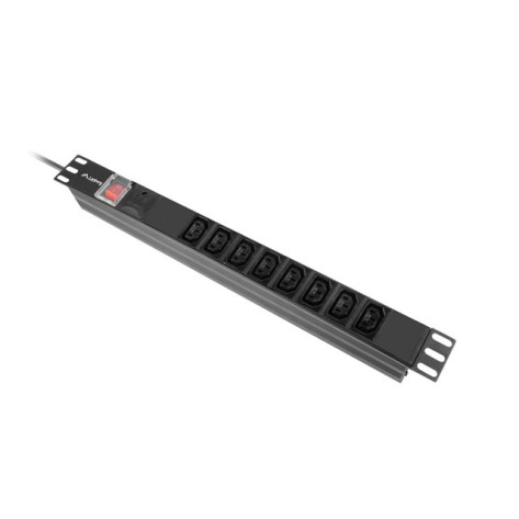 Разклонител Lanberg power distribution unit  - PDU-08I-0200-C20-BK