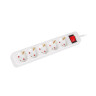 Разклонител Lanberg power strip 3m 5x Schuko outlets with circuit breaker quality-grade copper cable - PS1-05F-0300-W