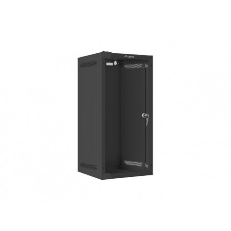Комуникационен шкаф Lanberg rack cabinet 10" wall-mount 12U - WF10-2312-10B