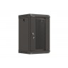 Комуникационен шкаф Lanberg rack cabinet 10" wall-mount 9U - WF11-3309-10B