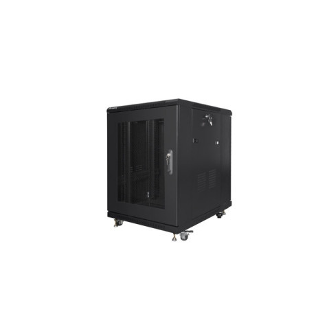 Комуникационен шкаф Lanberg rack cabinet 19" free-standing 15U - FF01-6815-23B