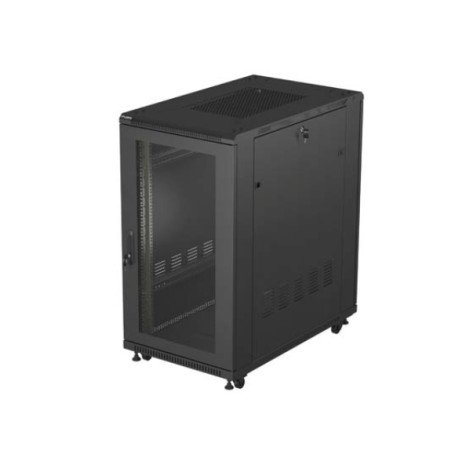 Комуникационен шкаф Lanberg Rack Cabinet 19" Free-Standing 22U - FF01-6022-23B