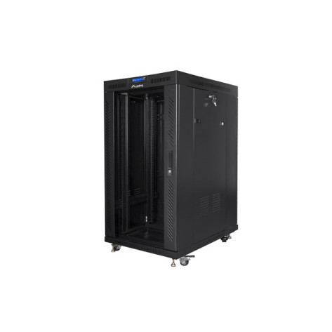 Комуникационен шкаф Lanberg rack cabinet 19" free-standing 22U - FF01-8022-12BL