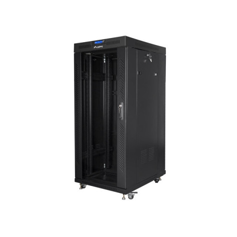 Комуникационен шкаф Lanberg rack cabinet 19" free-standing 27U - FF01-8227-12BL