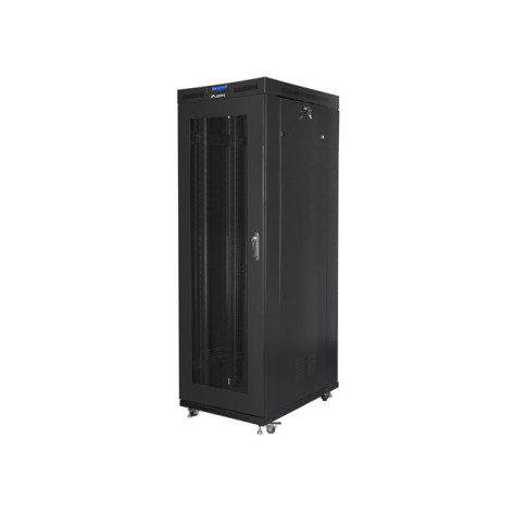 Комуникационен шкаф Lanberg rack cabinet 19" free-standing 27U - FF01-8227-23BL