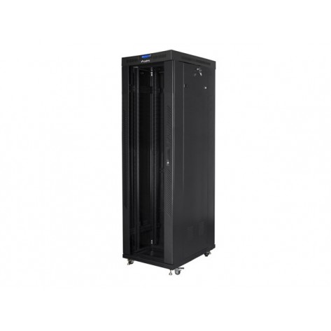 Комуникационен шкаф Lanberg rack cabinet 19" free-standing 42U - FF01-6042-12BL