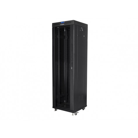 Комуникационен шкаф Lanberg rack cabinet 19" free-standing 42U - FF01-6642-12BL