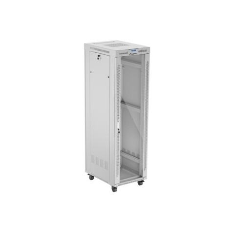 Комуникационен шкаф Lanberg rack cabinet 19" free-standing 42U - FF01-6842-12SL
