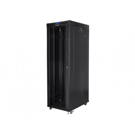 Комуникационен шкаф Lanberg rack cabinet 19" free-standing 42U - FF01-8042-12BL