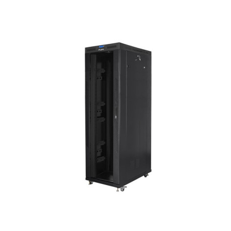 Комуникационен шкаф Lanberg rack cabinet 19" free-standing 42U - FF01-8242-12BL
