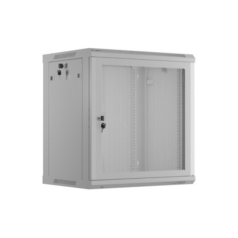 Комуникационен шкаф Lanberg rack cabinet 19" wall-mount 12U - WF01-6412-23S