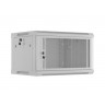 Комуникационен шкаф Lanberg rack cabinet 19" wall-mount 6U - WF01-6406-23S