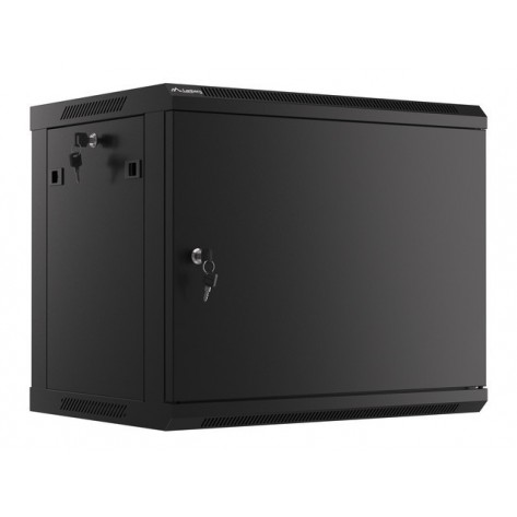 Комуникационен шкаф Lanberg rack cabinet 19" wall-mount 9U - WF01-6409-00B