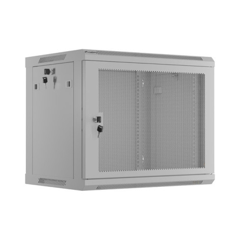 Комуникационен шкаф Lanberg rack cabinet 19" wall-mount 9U - WF01-6409-23S