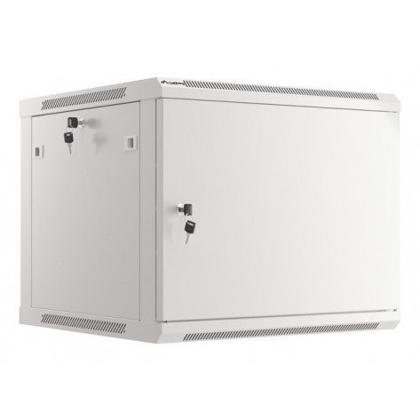 Комуникационен шкаф Lanberg rack cabinet 19" wall-mount 9U - WF01-6609-00S