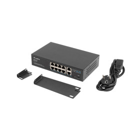Комутатор Lanberg switch 8x 100mb poe+ - RSFE-8P-2GE-120