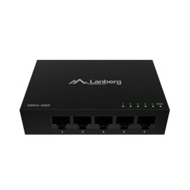 Комутатор Lanberg switch DSM1-1005 5-port - DSM1-1005
