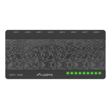 Комутатор Lanberg switch DSP1-1008 8-port - DSP1-1008