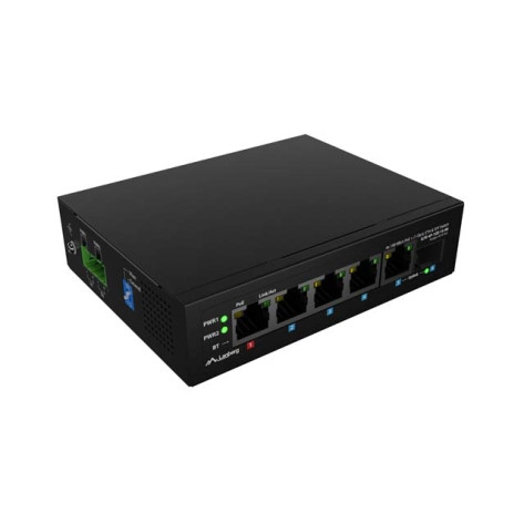 Комутатор Lanberg Switch ILFE-4P-1Ge-1S-90 POE 1 x BT 3 x AT SFP - ILFE-4P-1GE-1S-90