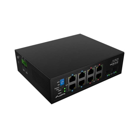 Комутатор Lanberg Switch ILGE-8P-2S-120 POE 4 x BT 4 x AT 2 x SFP DIN Unmanagment Gigabit Ethernet - ILGE-8P-2S-120