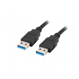 Кабел Lanberg USB-A  - CA-USBA-30CU-0005-BK