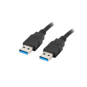 Кабел Lanberg USB-A - CA-USBA-30CU-0018-BK Кабел Lanberg USB-A - CA-USBA-30CU-0018-BK