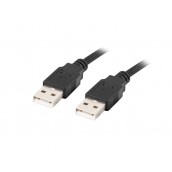 Кабел Lanberg USB-A M - CA-USBA-20CU-0018-BK Кабел Lanberg USB-A M - CA-USBA-20CU-0018-BK