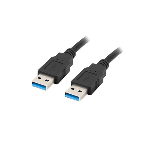 Кабел Lanberg USB-A M - CA-USBA-30CU-0010-BK