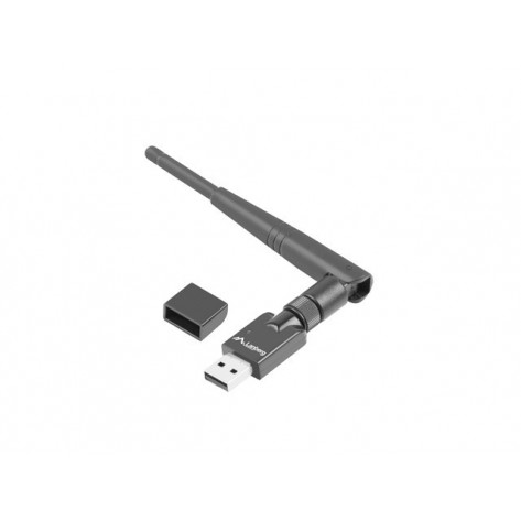 Адаптер Lanberg USB adapter wireless network card nc-0150-we n150 1x external antenna - NC-0150-WE