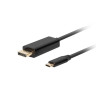 Кабел Lanberg USB-C  - CA-CMDP-10CU-0018-BK