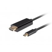 Кабел Lanberg USB-C  - CA-CMHD-10CU-0005-BK
