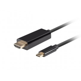 Кабел Lanberg USB-C  - CA-CMHD-10CU-0005-BK