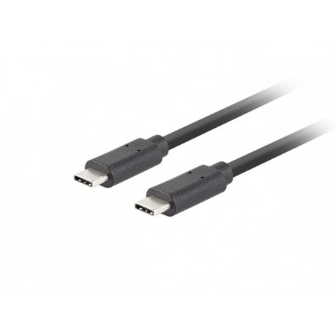 Кабел Lanberg USB-C M - CA-CMCM-32CU-0010-BK
