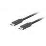 Кабел Lanberg USB-C M - CA-CMCM-32CU-0010-BK
